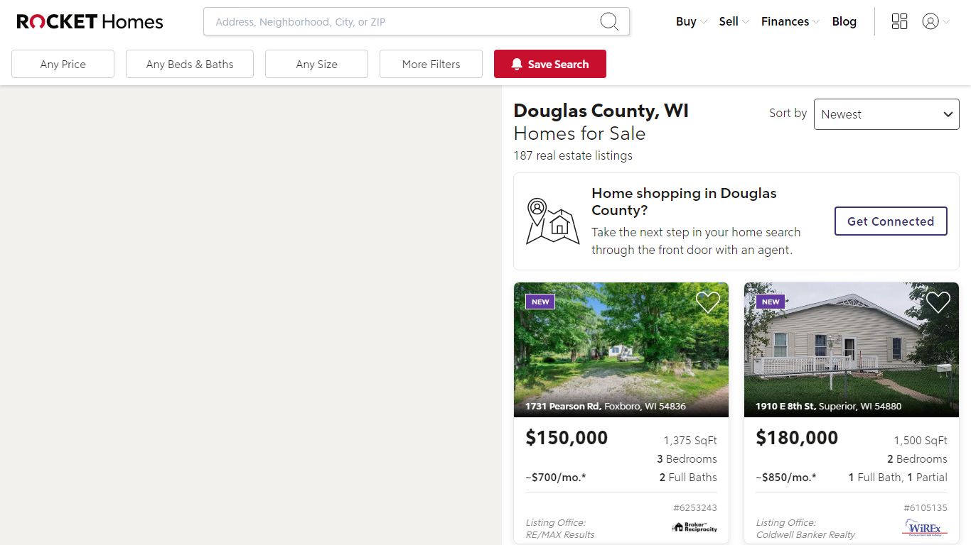 Douglas County, WI Homes for Sale & Real Estate - RocketHomes